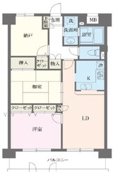 本駒込Kマンションの物件間取画像